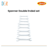 DCM - spanner double ended set 8