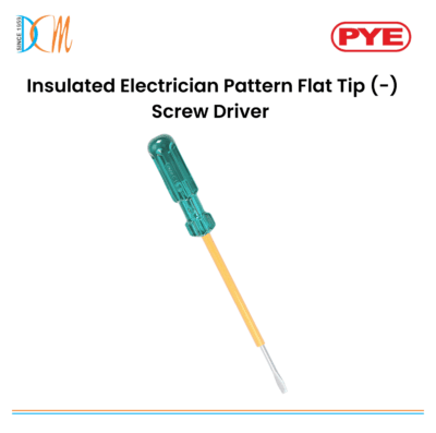 Pye - Insulated Electrician Pattern Flat Tip (-) Screw Driver