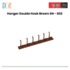 SN - Hanger Double Hook Brown SN - 602