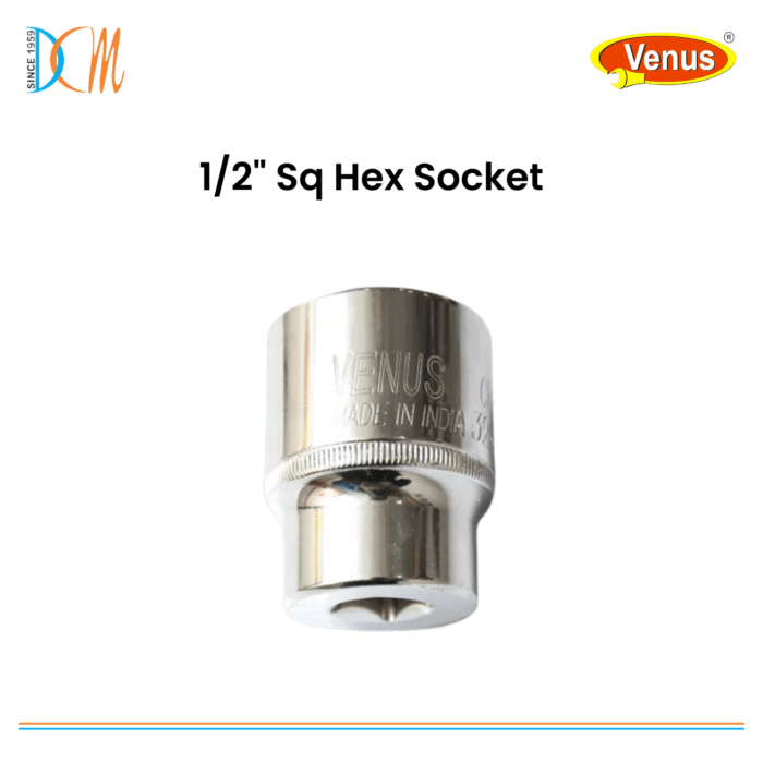 DCM- 1/2" Sq Hex Socket 1/2" Sq Hex Socket