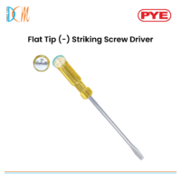 Pye - Flat Tip (-) Striking Screw Driver