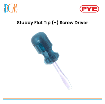 pye - Stubby Flat Tip (-) Screw Driver