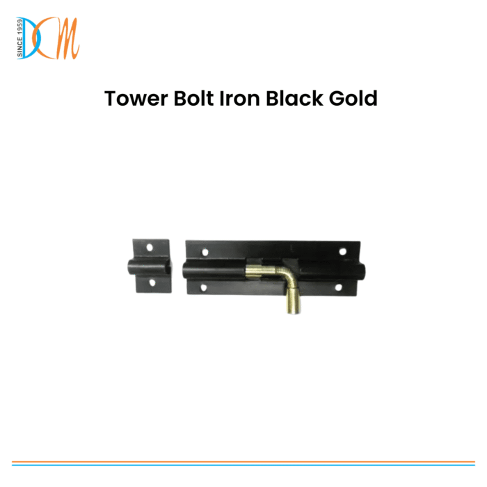 Anand - Tower Bolt Iron Black Gold