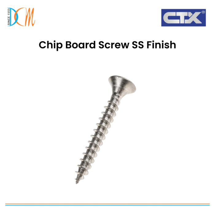 Chip Board Screw SS Finish