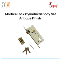 Mortice Lock Cylindrical Body Set Antique Finish