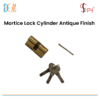 Mortice Lock Cylinder Antique Finish