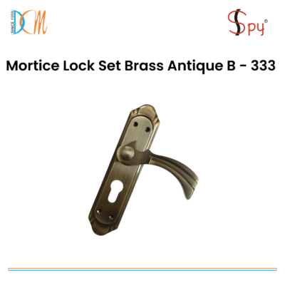 Mortice Lock Set Brass Antique B - 333