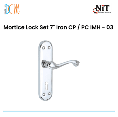 Mortice Lock Set 7" Iron CP / PC IMH - 03