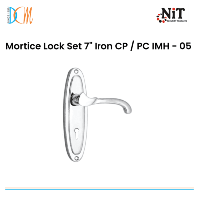 Mortice Lock Set 7" Iron CP / PC IMH - 05