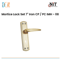 Mortice Lock Set 7" Iron CP / PC IMH - 08