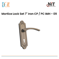 Mortice Lock Set 7" Iron CP / PC IMH - 09