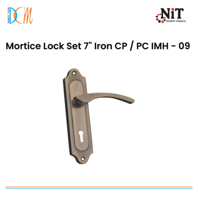 Mortice Lock Set 7" Iron CP / PC IMH - 09