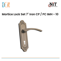 Mortice Lock Set 7" Iron CP / PC IMH - 10