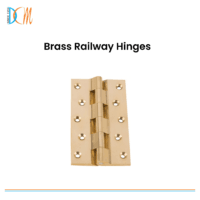 Navkar - Brass Railway Hinges