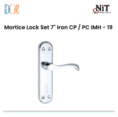 Mortice Lock Set 7" Iron CP / PC IMH - 19