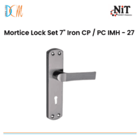 Mortice Lock Set 7" Iron CP / PC IMH - 27