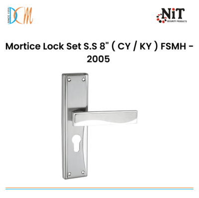 Mortice Lock Set S.S 8" ( CY / KY ) FSMH - 2005