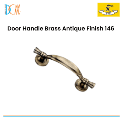 Door Handle Brass Antique Finish 146