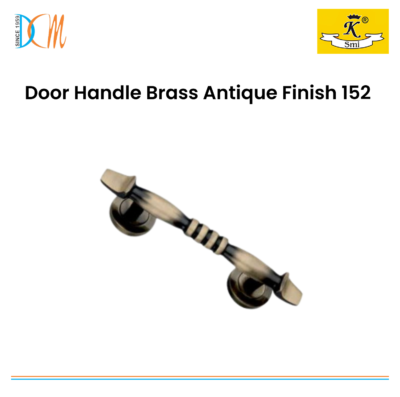 Door Handle Brass Antique Finish 152