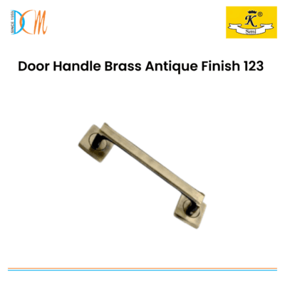 Door Handle Brass Antique Finish 123