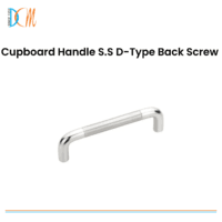 Cupboard Handle S.S D-Type Back Screw