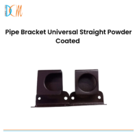 Pipe Bracket Universal Straight Powder Coated