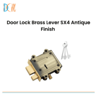 Madin - Door Lock Brass Lever SX4 Antique Finish