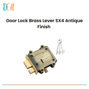 Madin - Door Lock Brass Lever SX4 Antique Finish