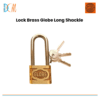 Globe - Lock Brass Globe Long Shackle