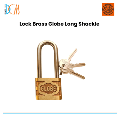 Globe - Lock Brass Globe Long Shackle