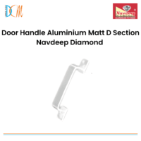 Door Handle Aluminium Matt D Section Navdeep Diamond