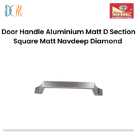 Door Handle Aluminium Matt D Section Square Matt Navdeep Diamond