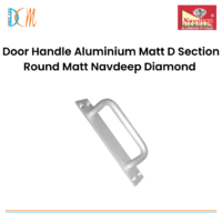 Door Handle Aluminium Matt D Section Round Matt Navdeep Diamond