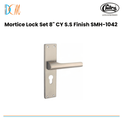 Chitra - Mortice Lock Set 8" CY S.S Finish SMH-1042