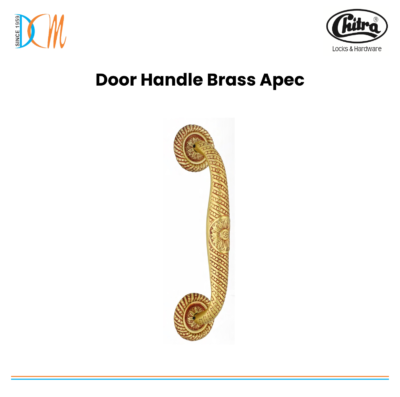 Chitra - Door Handle Brass Apec