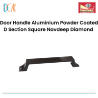 Door Handle Aluminium Powder Coated D Section Square Navdeep Diamond