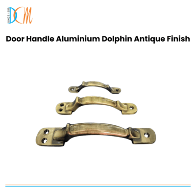 Vijayalakshmi - Door Handle Aluminium Dolphin Antique Finish