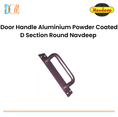 Door Handle Aluminium Powder Coated D Section Round Navdeep