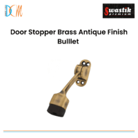 Door Stopper Brass Antique Finish Bulllet