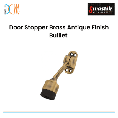 Door Stopper Brass Antique Finish Bulllet