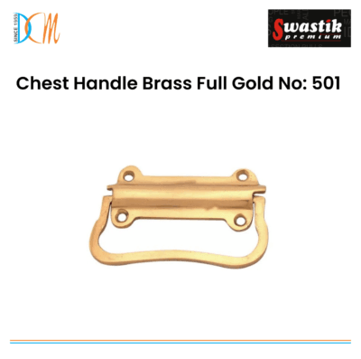 Chest Handle Brass Full Gold No: 501