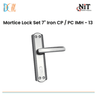 Mortice Lock Set 7" Iron CP / PC IMH - 13