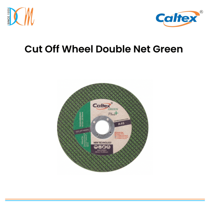 "Cut Off Wheel Double Net Green "