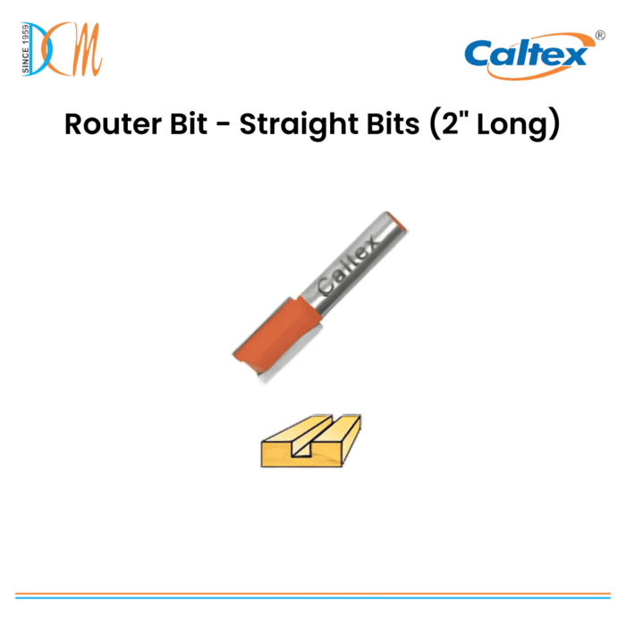 Router Bit - Straight Bits (2" Long)