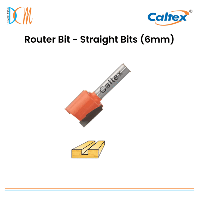 Router Bit - Straight Bits (6mm)