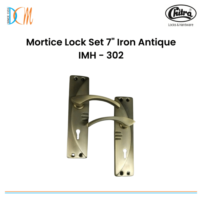 Mortice Lock Set 7 Iron Antique IMH - 302