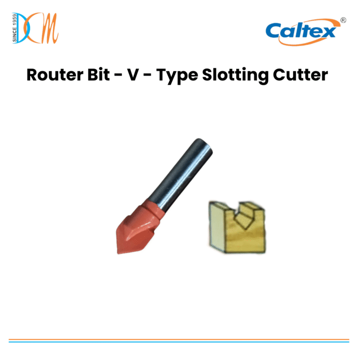 Router Bit - V - Type Slotting Cutter