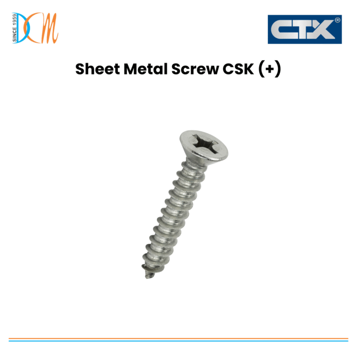 Sheet Metal Screw CSK (+)